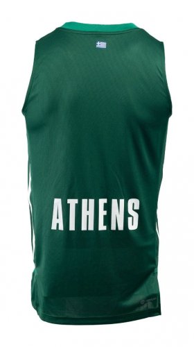 Panathinaikos 2022-23 Home Basketball Jersey Green